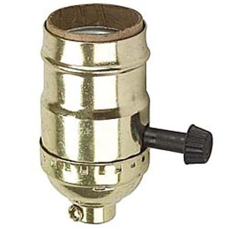 Leviton Leviton Polished Brass Three Way Lamp Sockets  C20-07090-0PG C20-07090-0PG
